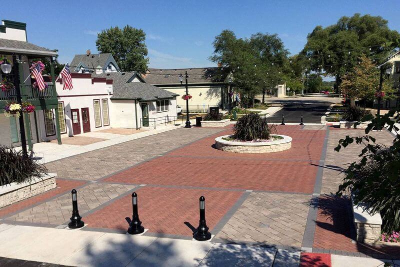 Paver Work at Bloomingdale Old Towne Center