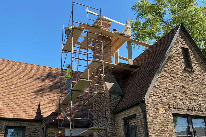 Chimney repair throughout Chicagoland